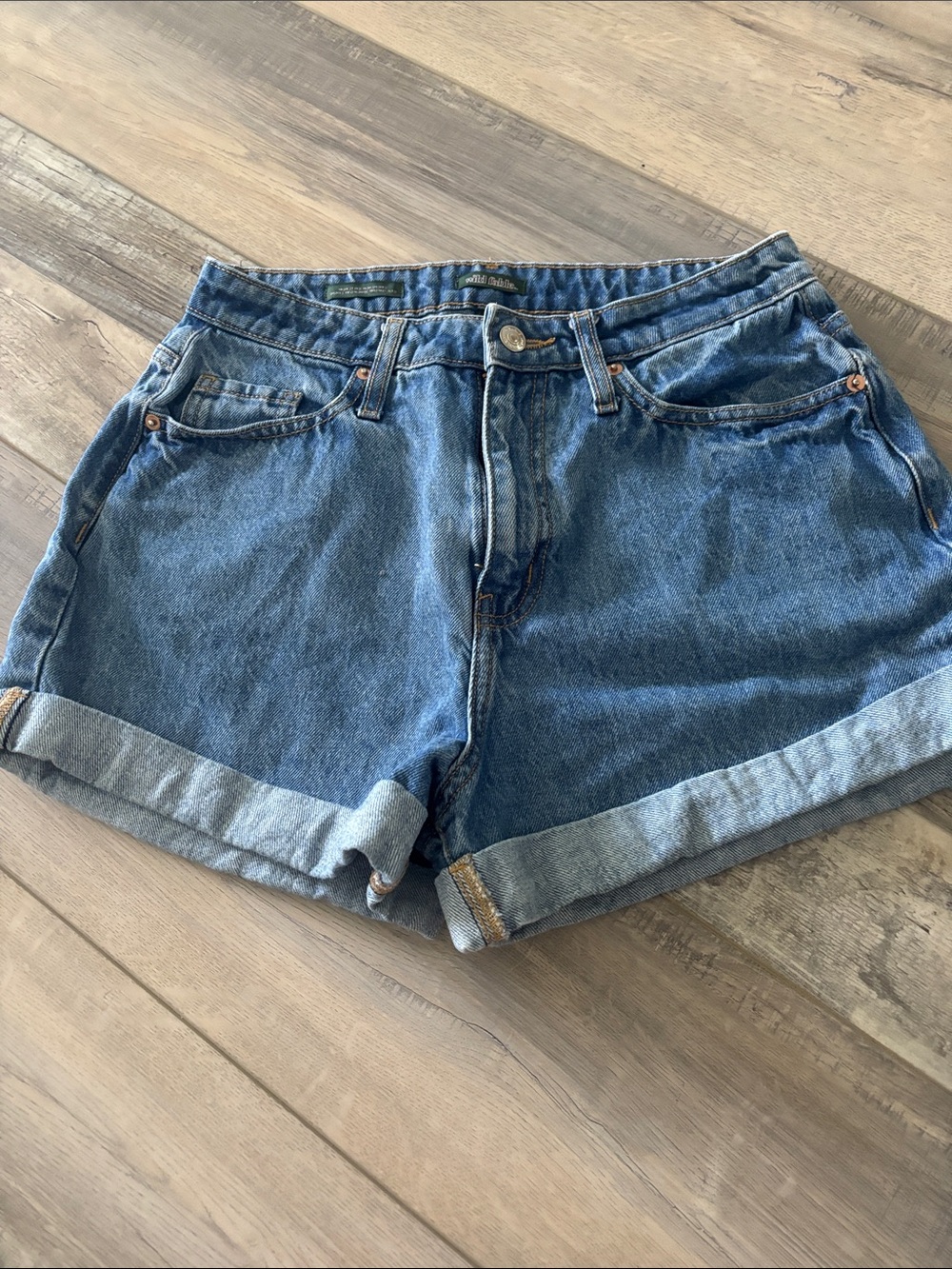 Wild Fable Denim Shorts with Back Pocket Detail